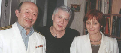 Пасха у Табачников - Григорий Николаевич, я и Люда Ермакова